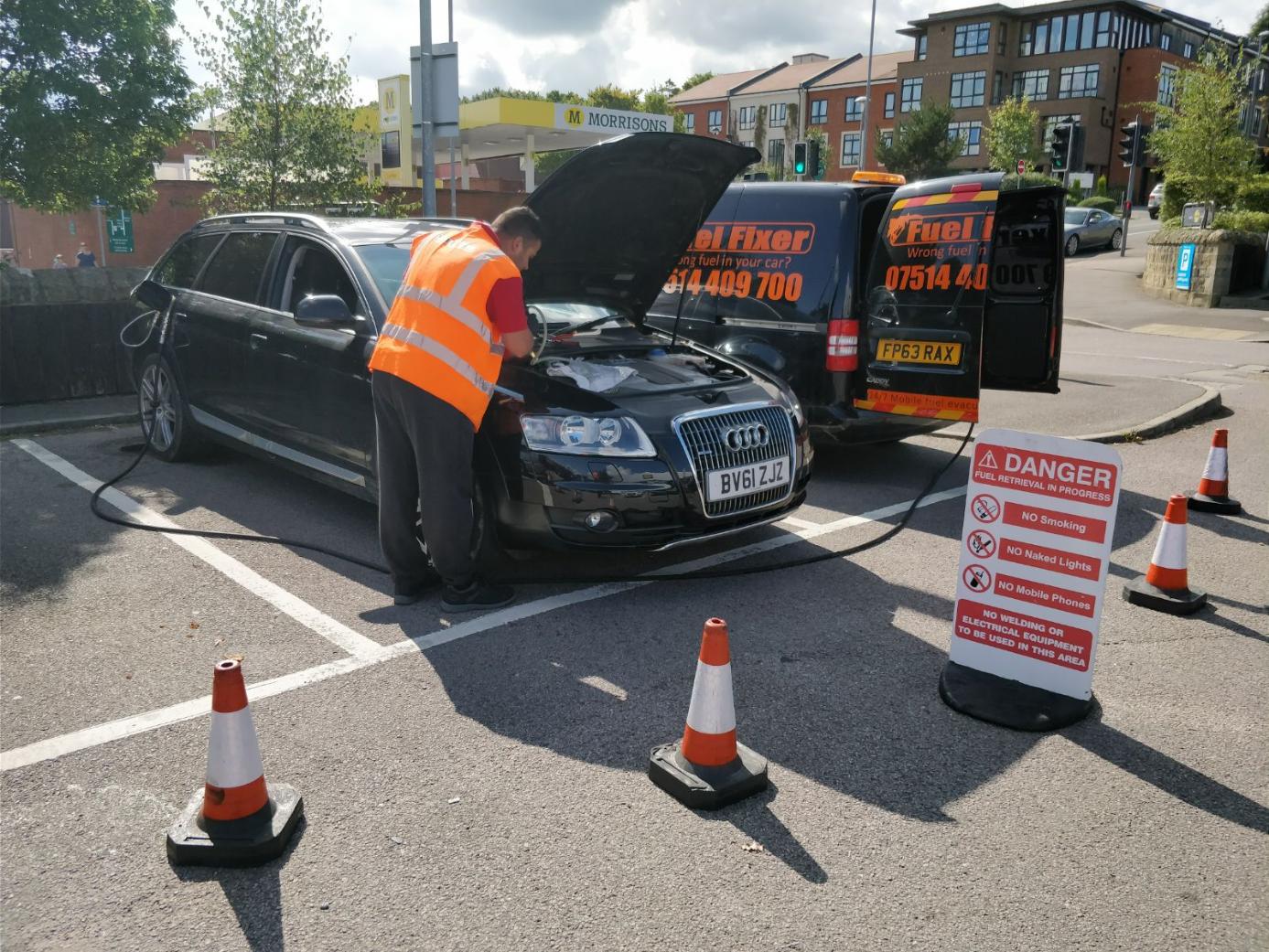 Wrong Fuel Drain Wembley