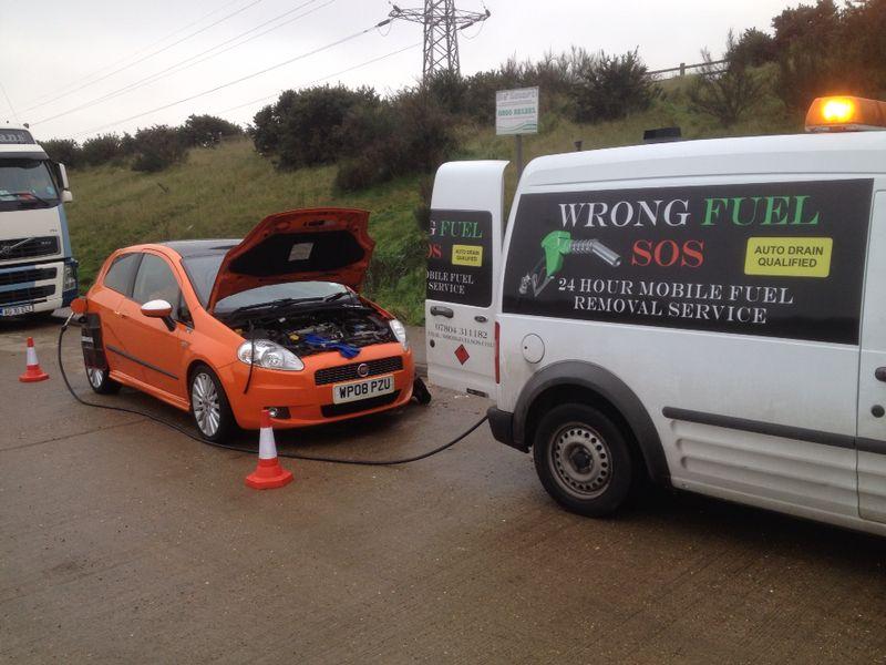 Wrong Fuel Drain Cannock