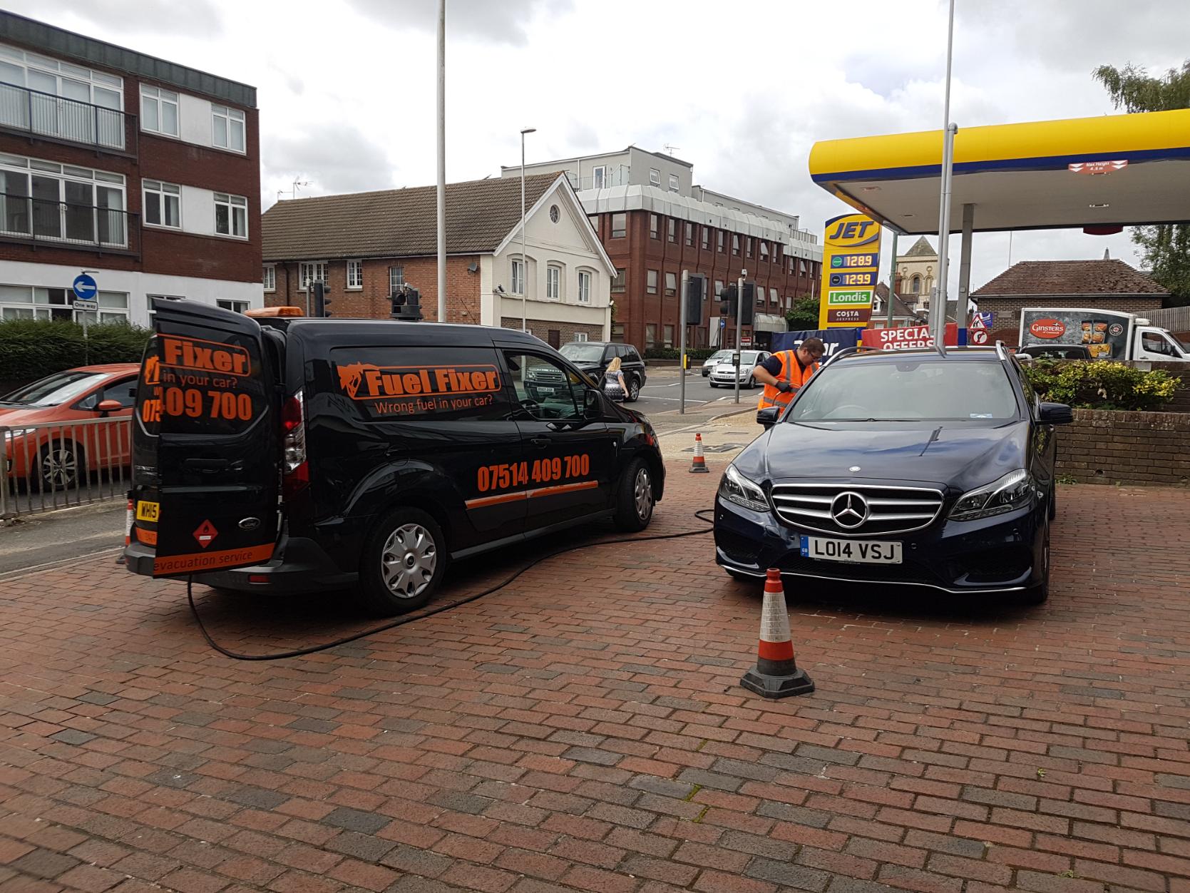 Wrong Fuel in Car Lyde Cross, Herefordshire