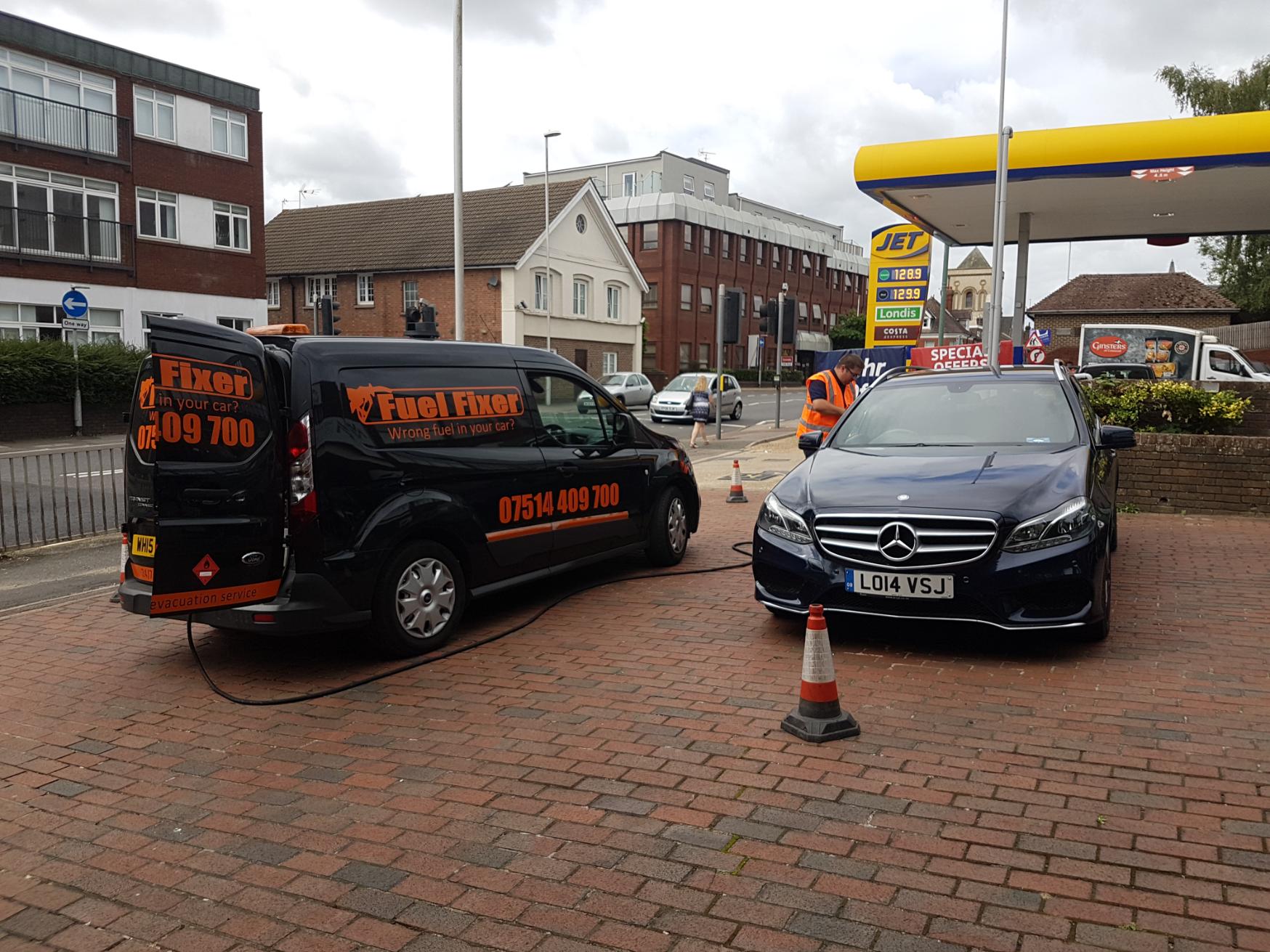 Wrong Fuel in Car Erlestoke, Wiltshire