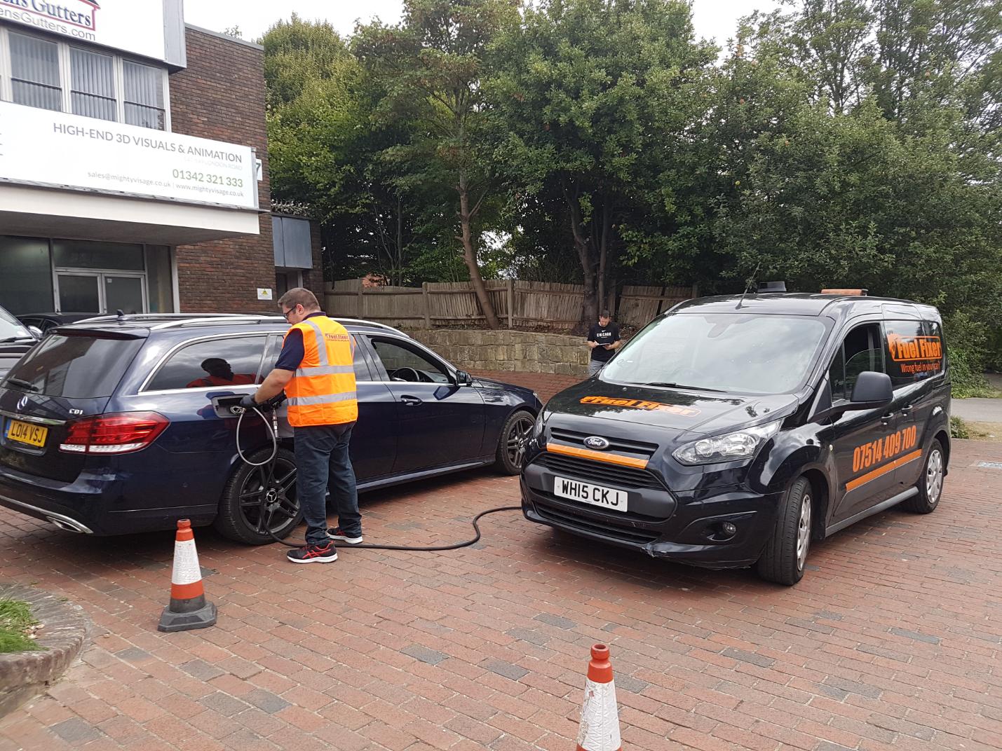 Wrong Fuel in Car Drakes Broughton, Worcestershire