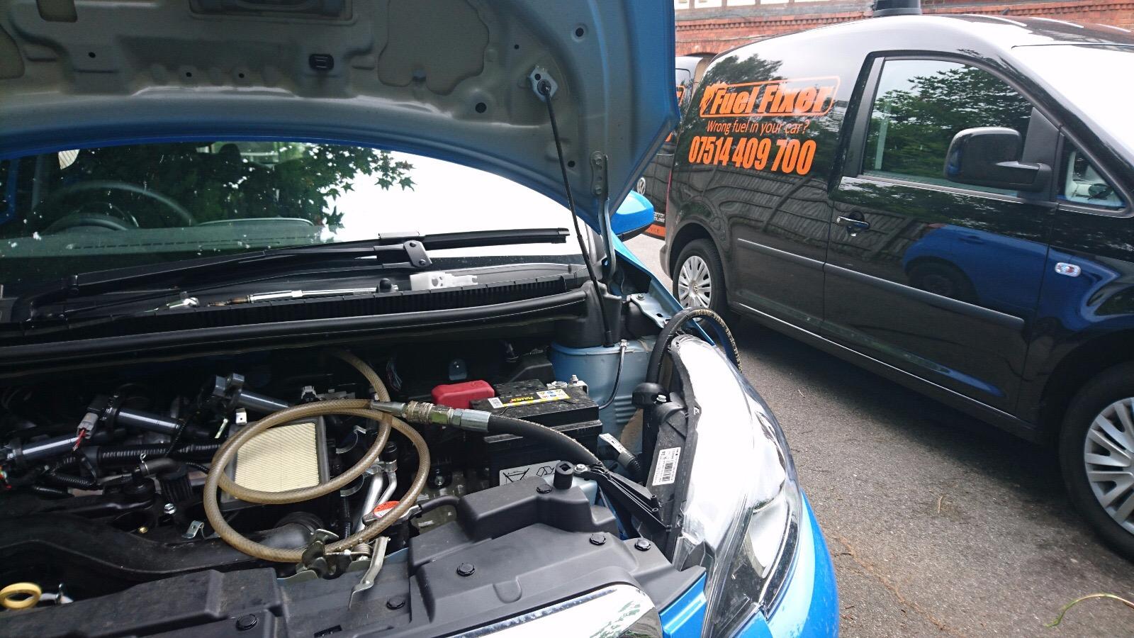 Wrong Fuel in Car Sandhills, Dorset