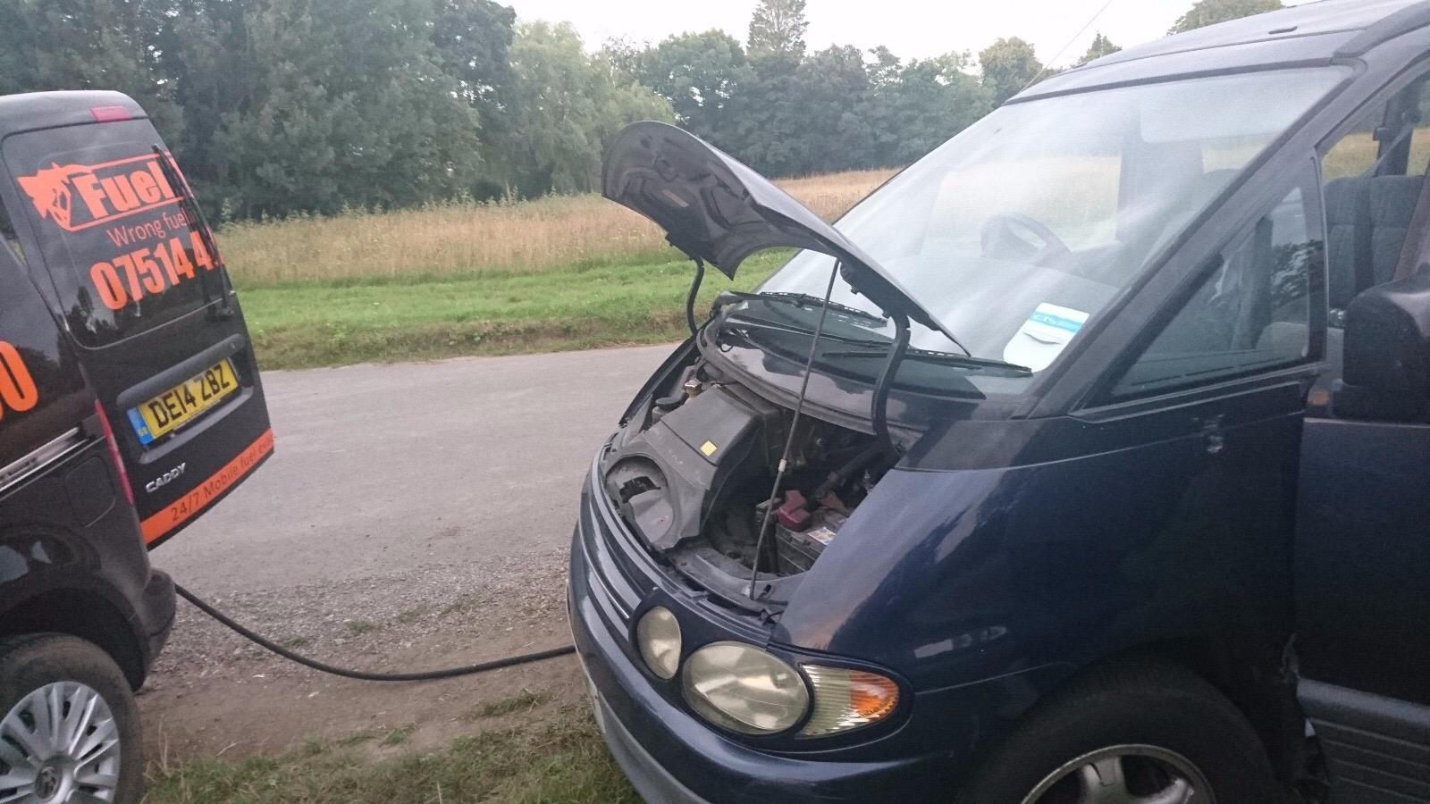 Wrong Fuel in Car Hop Pole, Lincolnshire