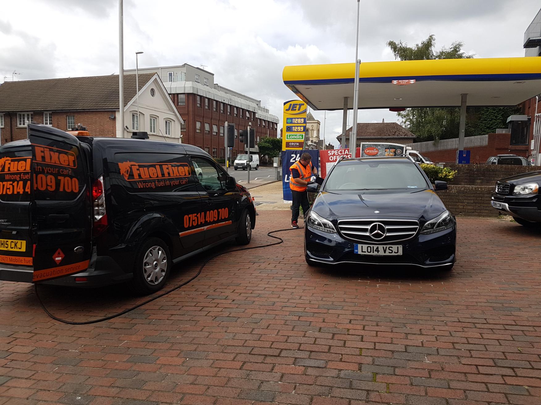 Wrong Fuel in Car Achurch, Northamptonshire