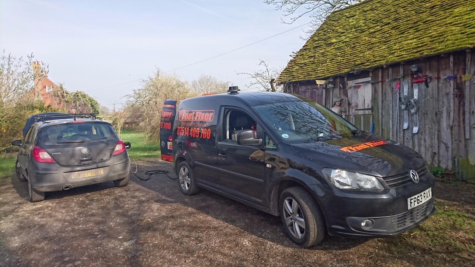 Wrong Fuel in Car Stowfield, Gloucestershire