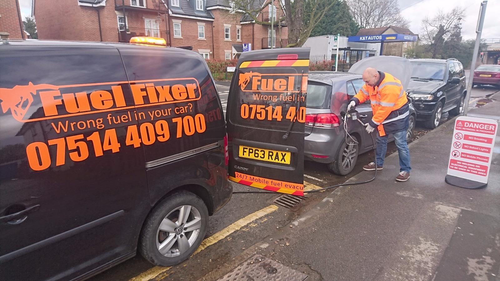 Wrong Fuel in Car Twyning, Gloucestershire