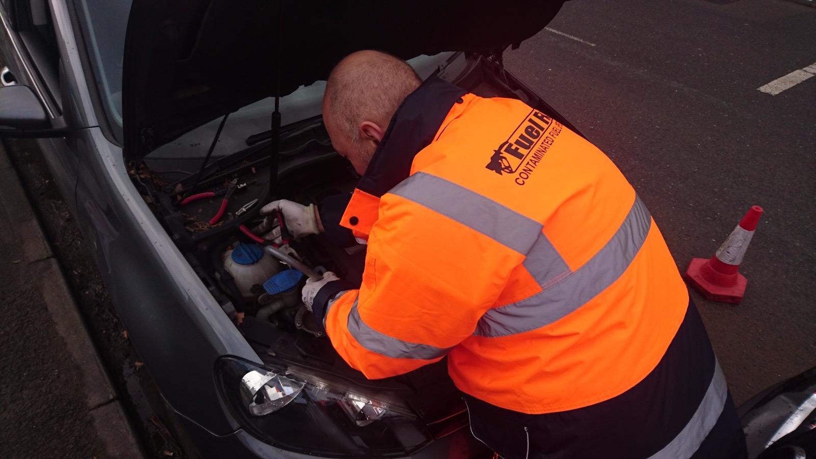 Wrong Fuel in Car Up Cerne, Dorset